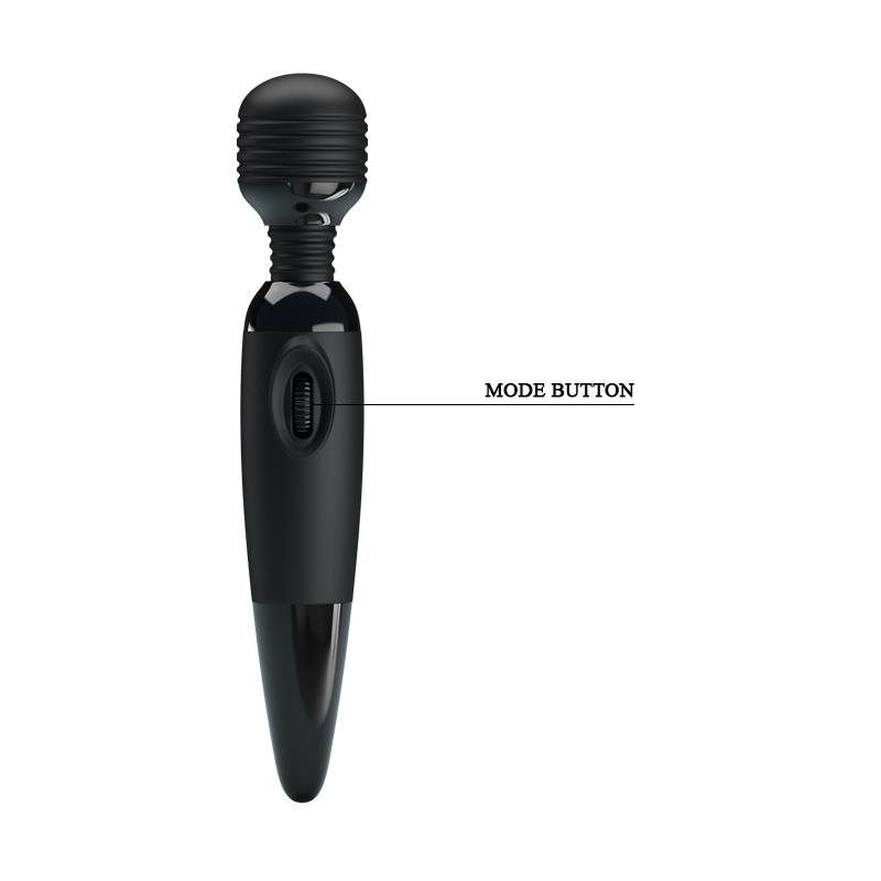 Pretty Love Sensual Massager Black dimensions