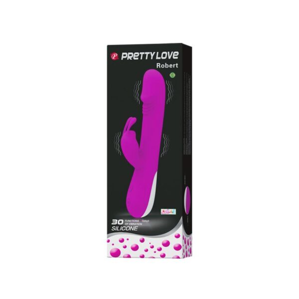PRETTY LOVE ROBERT PURPLE G SPOT MASSAGER SIZE