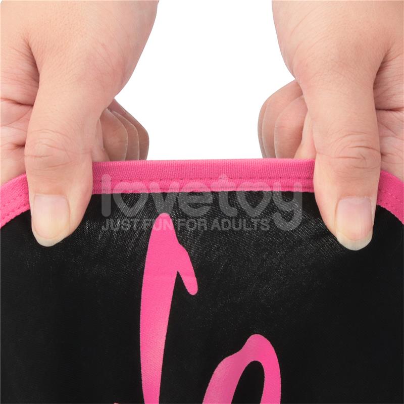 Remote Control Printed Vibrating Panties Black Printed vibrating panties black remote control