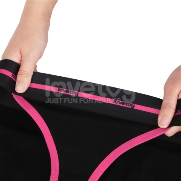 Front view of printed vibrating panties