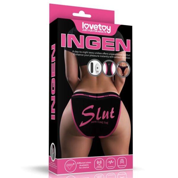 Printed vibrating panties lifestyle shot