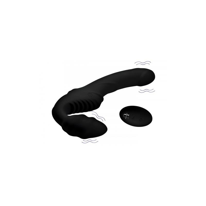 Pro Rider Strapless Strap-on Vibrator ergonomic design