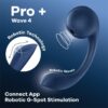 PRO WAVE 4 CLIT SUCKER WITH CONNECT APP DARK BLUE