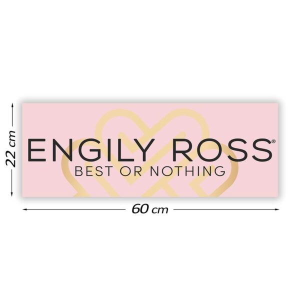 PROMOTIONAL SIGN ENGILY ROSS 60 CM X 22 CM