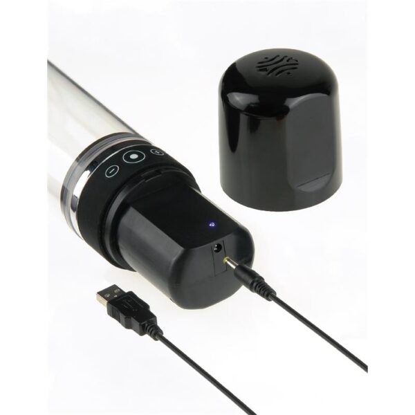 PUMP WORX RECHARGEABLE AUTO-VAC PENIS PUMP BLACK - IMAGE 3