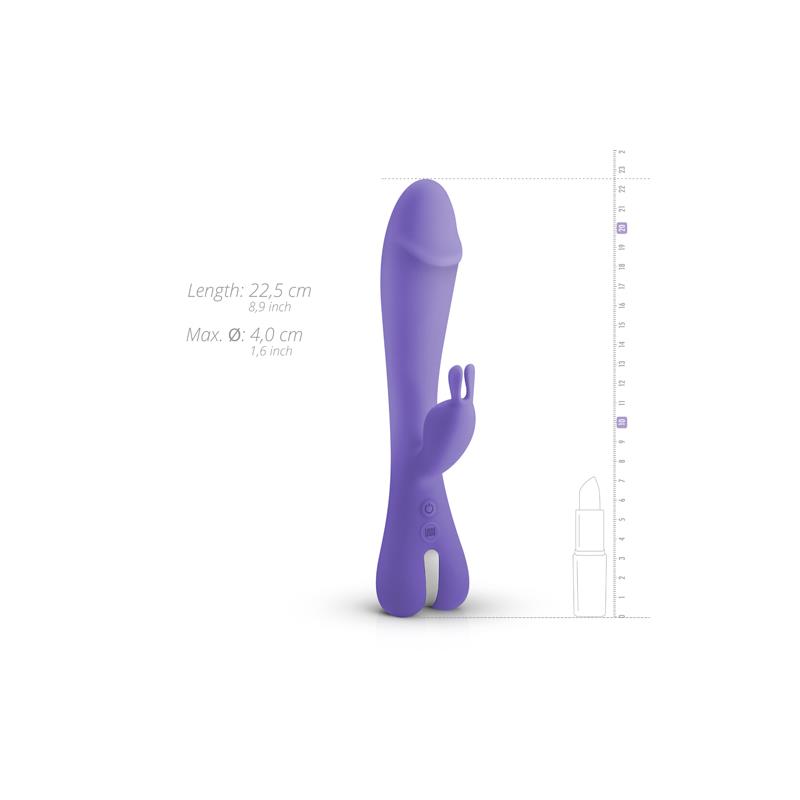 Rabbit Vibe Trix firm handle comfortable grip