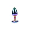 RAINBOW HEART GEM PLUG SIZE S