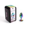 RAINBOW METAL BUTT PLUG SIZE S