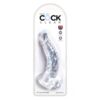 REALISTIC DILDO WITH TESTICLES 75 CLEAR