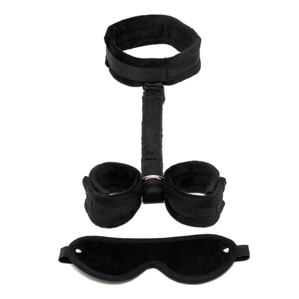 RIMBA BONDAGE PLAY BONDAGE SET 2 PIECES BLACK