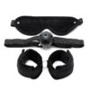 RIMBA BONDAGE PLAY BONDAGE SET 3 PIECES BLACK