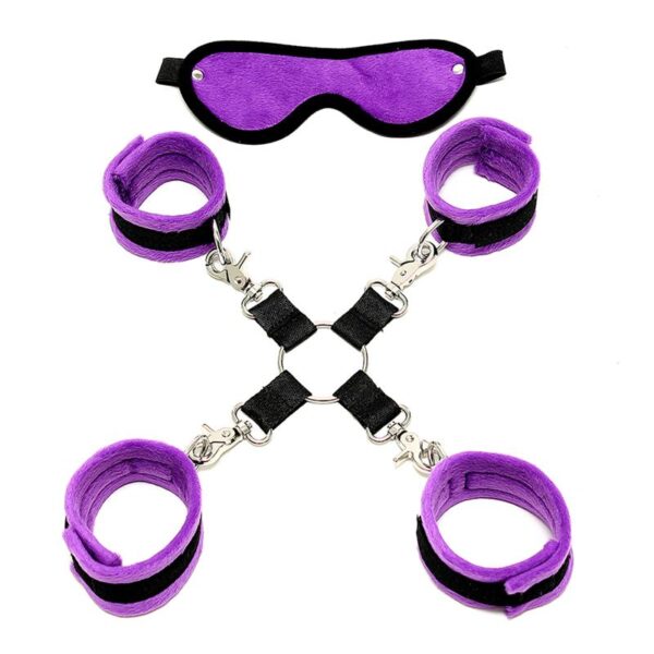RIMBA BONDAGE PLAY BONDAGE SET PURPLE - IMAGE 3