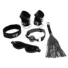 RIMBA BONDAGE PLAY COMPLETE RESTRAINT SET BLACK