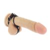 RIMBA BONDAGE PLAY PENIS STRAP WITH RINGS 35 MM RUBBER
