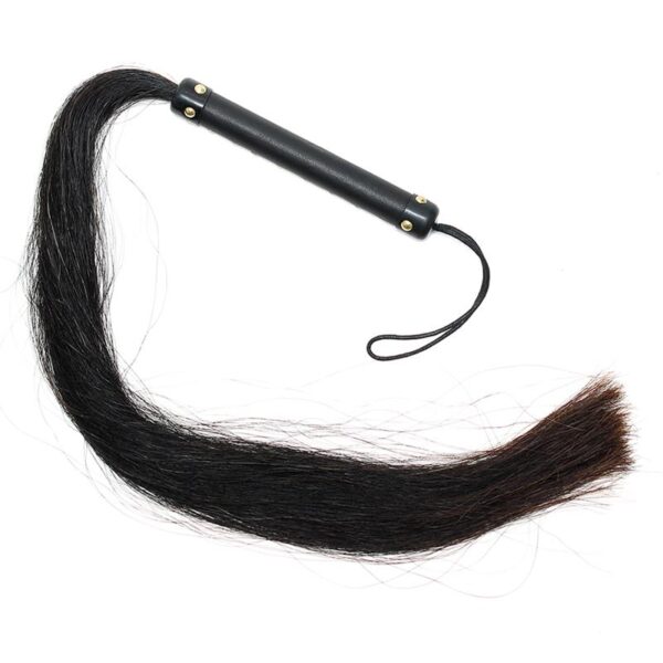 RIMBA BONDAGE PLAY WHIP 85 CM WITH HORSE HAIR 85 CM - IMAGE 2
