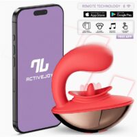Rondy vibrating and licking tongue stimulator with App vibrator