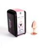 ROSE GOLD METAL BUTT PLUG SIZE S