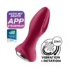ROTATOR PLUG 2 BUTT PLUG WITH APP USB FUCHSIA 8