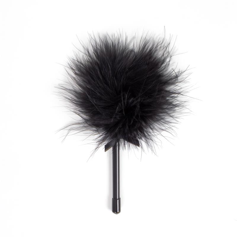 SECRET PLAY BLACK MARABOU DUSTER 2 SECRET PLAY BLACK MARABOU DUSTER - IMAGE 2