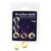 SET 5 BRAZILIAN BALLS EXCITANTE VIBRATION AND SHOCK EFFECT
