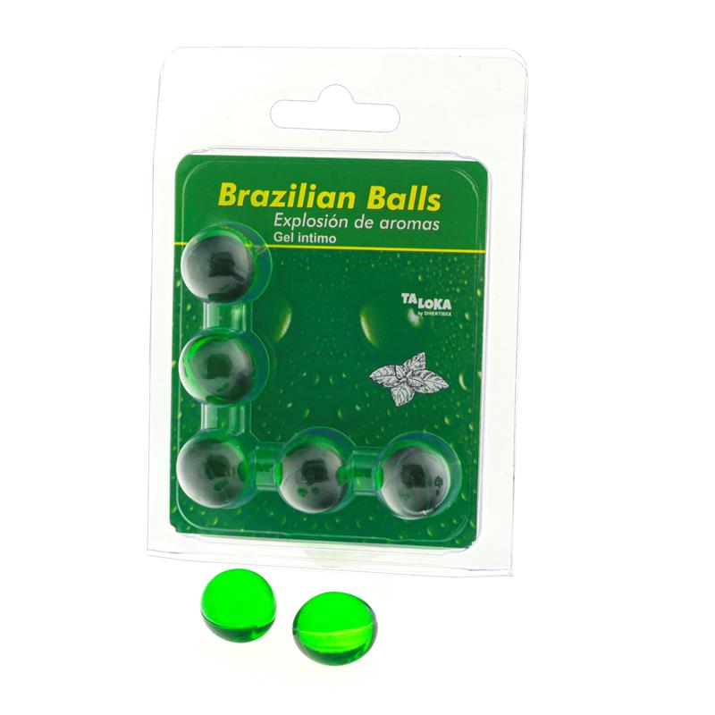 SET 5 BRAZILIAN BALLS MINT FLAVOR 1 SET 5 BRAZILIAN BALLS MINT FLAVOR