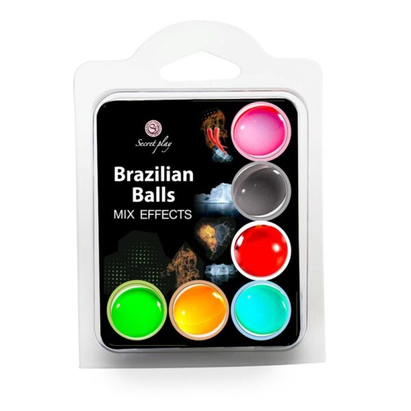 SET 6 BRAZILIAN BALLS MIX EFFECT