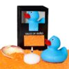 SET BATH SALTS AROMA MANGO DUCK CANDLE AND SHELL 150 GR