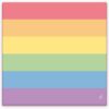 SET OF 20 NAPKINS WITH THE LGBT COLORS