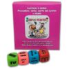 SET OF 4 FLUORESCENT DICE