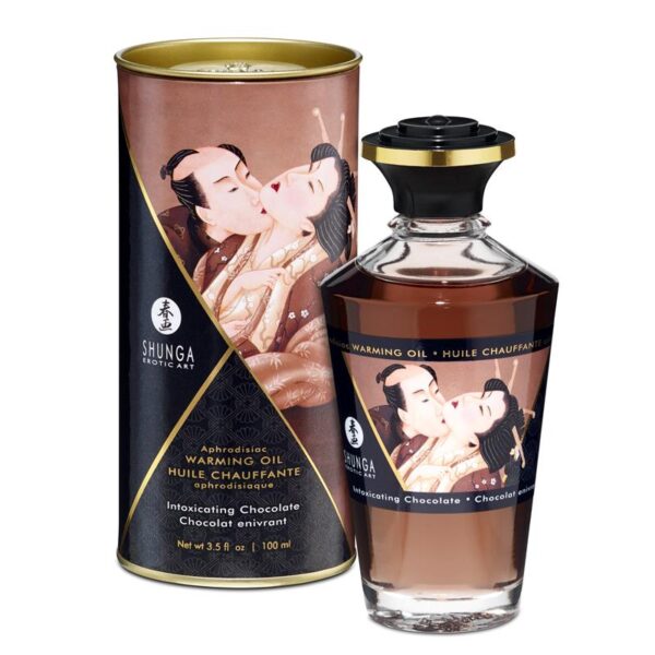SHUNGA WARMING MASSAGE OIL CHOCOLATE AROMA