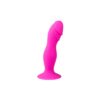 SILICONE ANAL PLUG WITH SUCTION CUP PINK