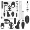 SIX IN ONE VIBRATING BULLET AND 6 SILICONE ACCESSORIES KIT