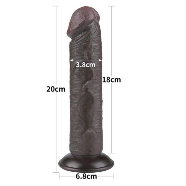 SLIDING SKIN DUAL LAYER DILDO 8 - IMAGE 11