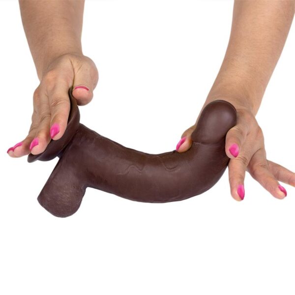 SLIDY REALISTIC DILDO DUAL LAYER RETRACTABLE AND ADJUSTABLE 8 - IMAGE 6