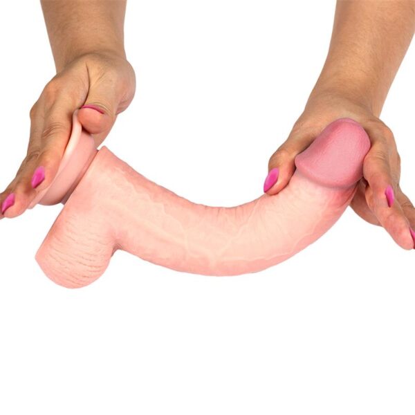SLIDY REALISTIC DILDO DUAL LAYER RETRACTABLE AND ADJUSTABLE 9 - IMAGE 5