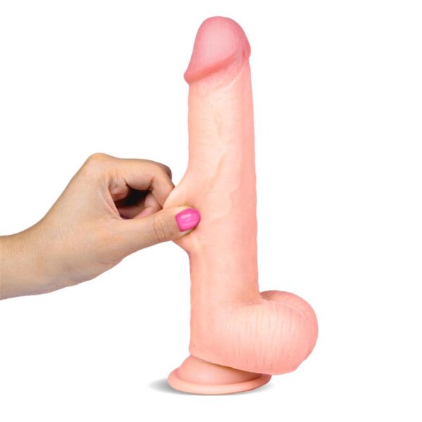 SLIDY REALISTIC DILDO DUAL LAYER RETRACTABLE AND ADJUSTABLE 9 - IMAGE 6