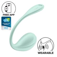 Smooth Petal Panty Vibrator with APP Green