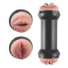 SOUBLE MASTURBATOR TRAINING MASTER VAGINA AND MOUTH
