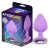 SPARKLY BUTT PLUG SIZE S SILICONE LILAC