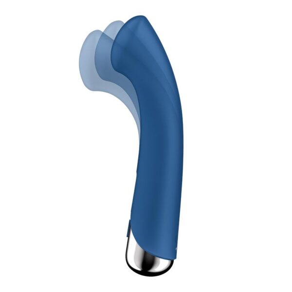SPINNING G-SPOT 1 VIBE ROTATOR BLUE ON DISPLAY