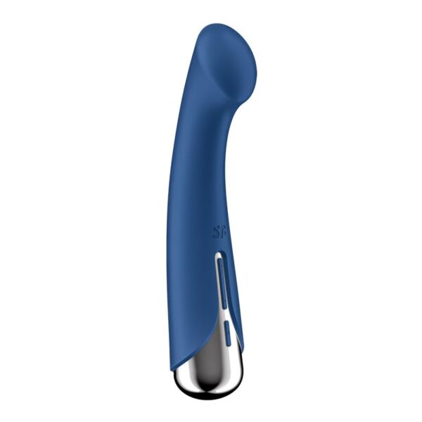 SPINNING G-SPOT 1 VIBE ROTATOR BLUE TEXTURE