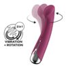 SPINNING G SPOT 1 VIBE AND ROTATOR RED