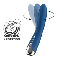 Spinning Vibe 1 Blue Gspot Vibrator rotating head