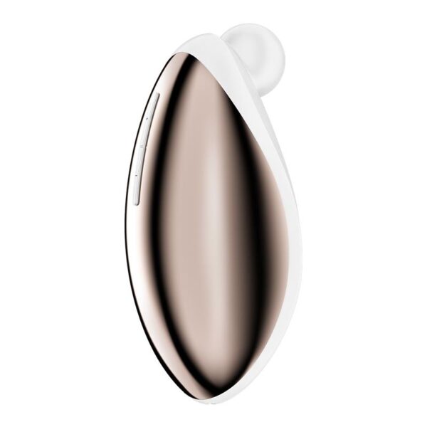 SATISFYER SPOT ON 2 WHITE SHOWING CHARGING PORT