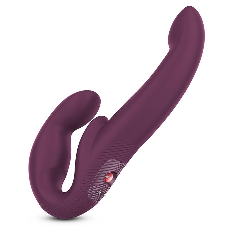 Share Vibe Pro Double Vibrator Burgundy premium couples toy