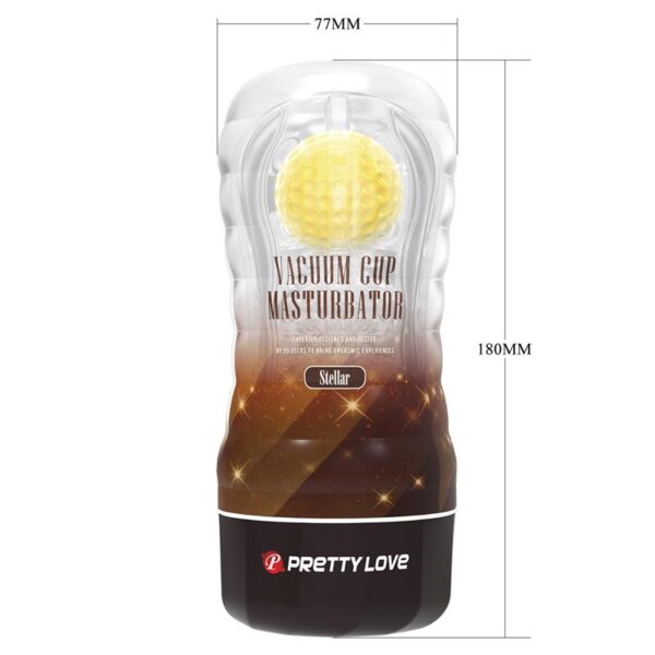 STELLAR BALL-ROLLING MASTURBATOR CUP YELLOW - IMAGE 12