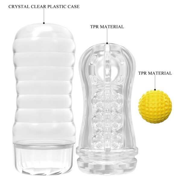 STELLAR BALL-ROLLING MASTURBATOR CUP YELLOW - IMAGE 3