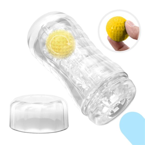STELLAR BALL-ROLLING MASTURBATOR CUP YELLOW - IMAGE 4