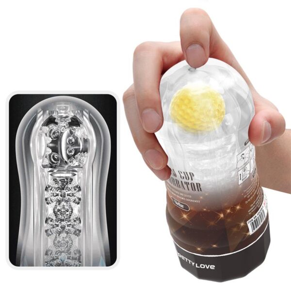 STELLAR BALL-ROLLING MASTURBATOR CUP YELLOW - IMAGE 6