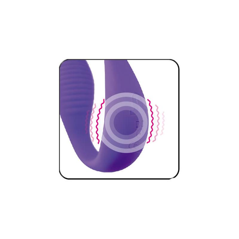 Relief texture Stimulator Mini Romeo silicone vibrator